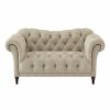 Living Room Homelegance (Homerica East) | Homelegance Furniture St. Claire Loveseat In Brown 8469-2