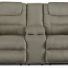 Living Room Ashley Furniture | Mccade Reclining Loveseat With Console