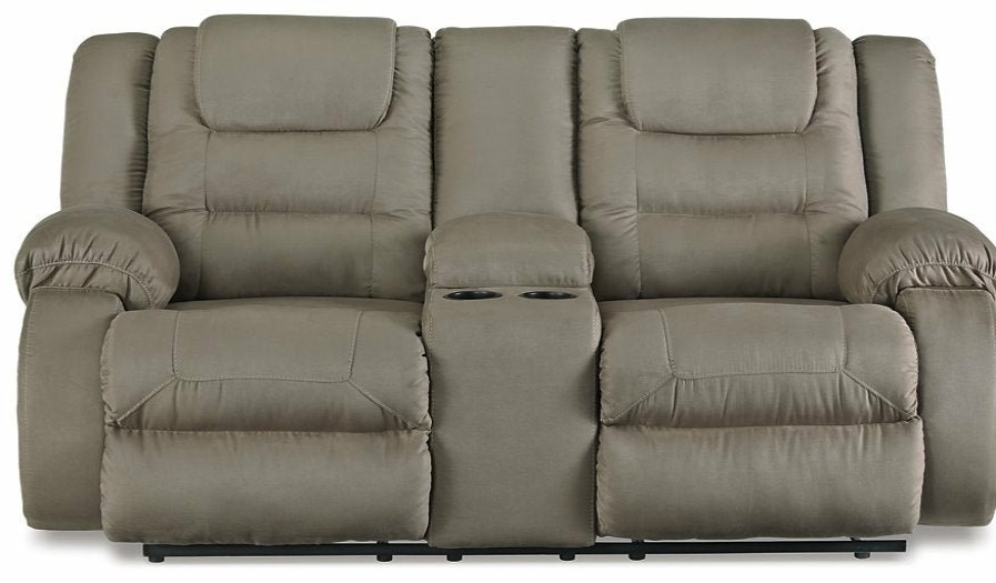 Living Room Ashley Furniture | Mccade Reclining Loveseat With Console