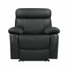 Living Room Homelegance (Homerica East) | Homelegance Furniture Pendu Reclining Chair In Black 8326Blk-1