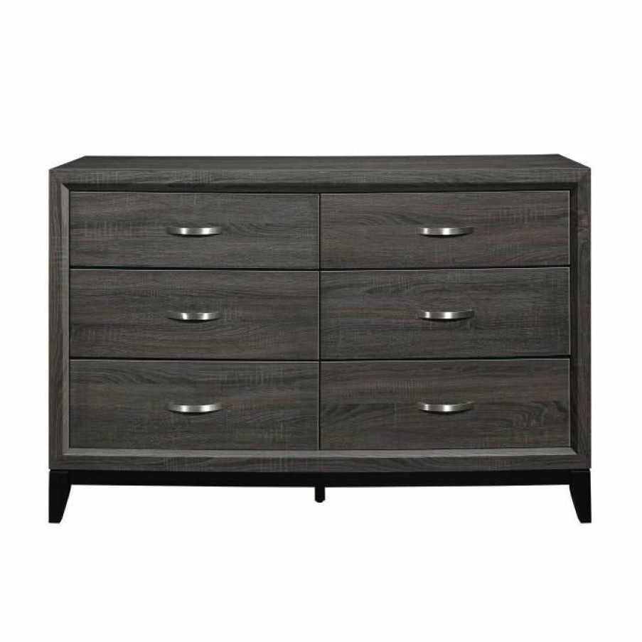 Bedroom Homelegance (Homerica East) | Homelegance Davi Dresser In Gray 1645-5