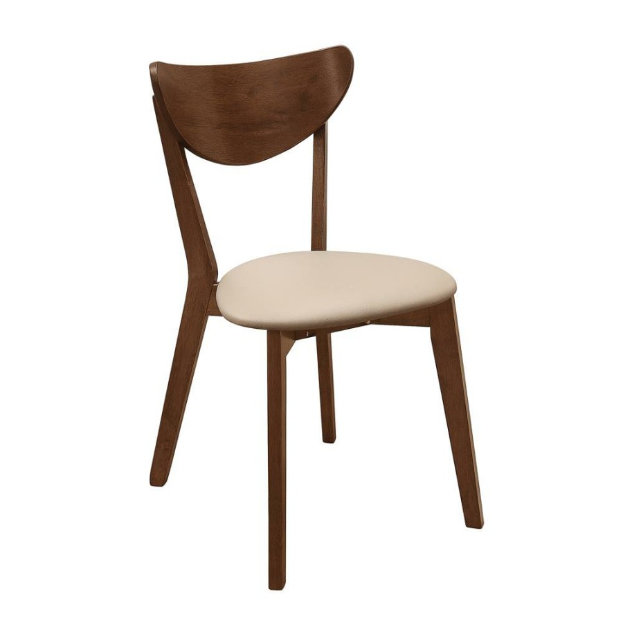 Dining Room Coaster Z2 Premium | Kersey Retro Chestnut Dining Chair