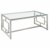 Living Room Coaster Z2 Premium | G703738 Occasional Contemporary Nickel Coffee Table