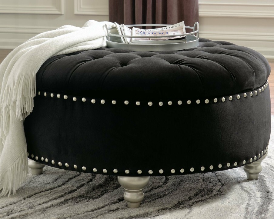 Living Room Ashley Furniture | Harriotte Oversized Accent Ottoman