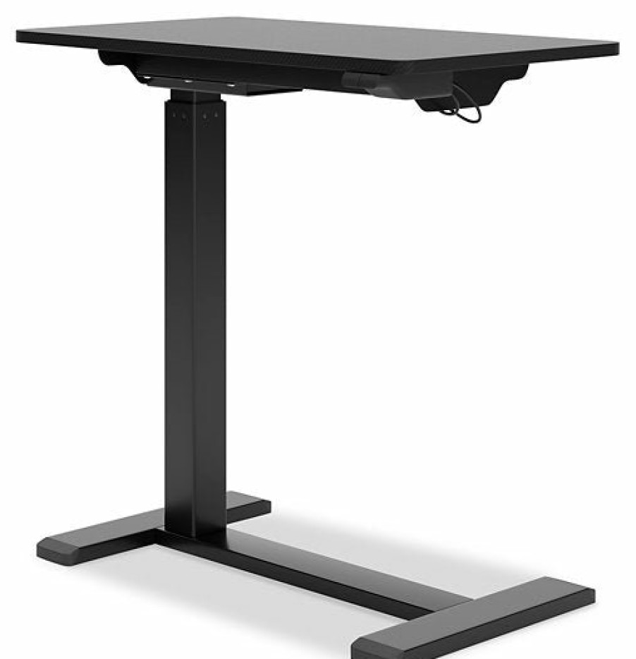 Home Office Ashley Furniture | Lynxtyn Adjustable Height Home Office Side Desk