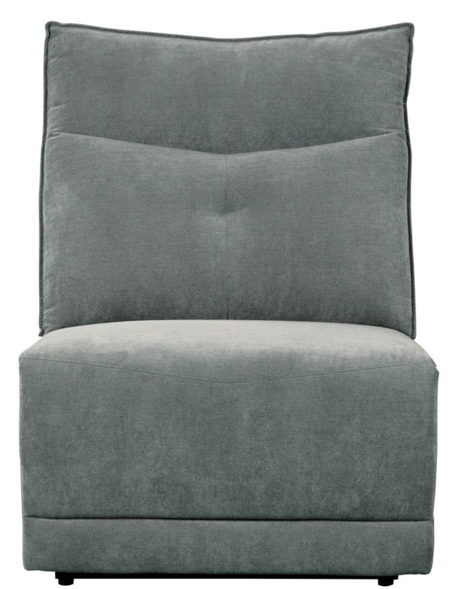 Living Room Homelegance (Homerica East) | Homelegance Furniture Tesoro Armless Reclining Chair In Dark Gray 9509Dg-Ar