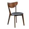 Dining Room Coaster Z2 Premium | Malone Mid Century Modern Dark Walnut Dining Chair