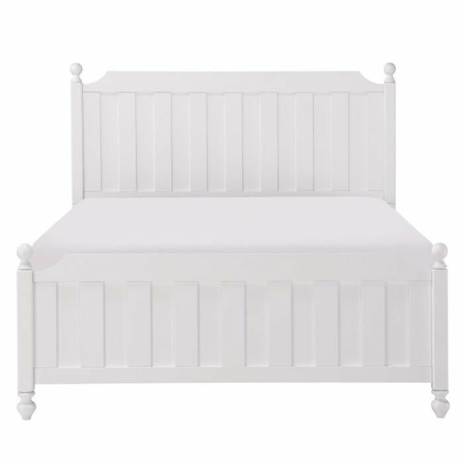 Bedroom Homelegance (Homerica East) | Homelegance Wellsummer Queen Panel Bed In White 1803W-1*