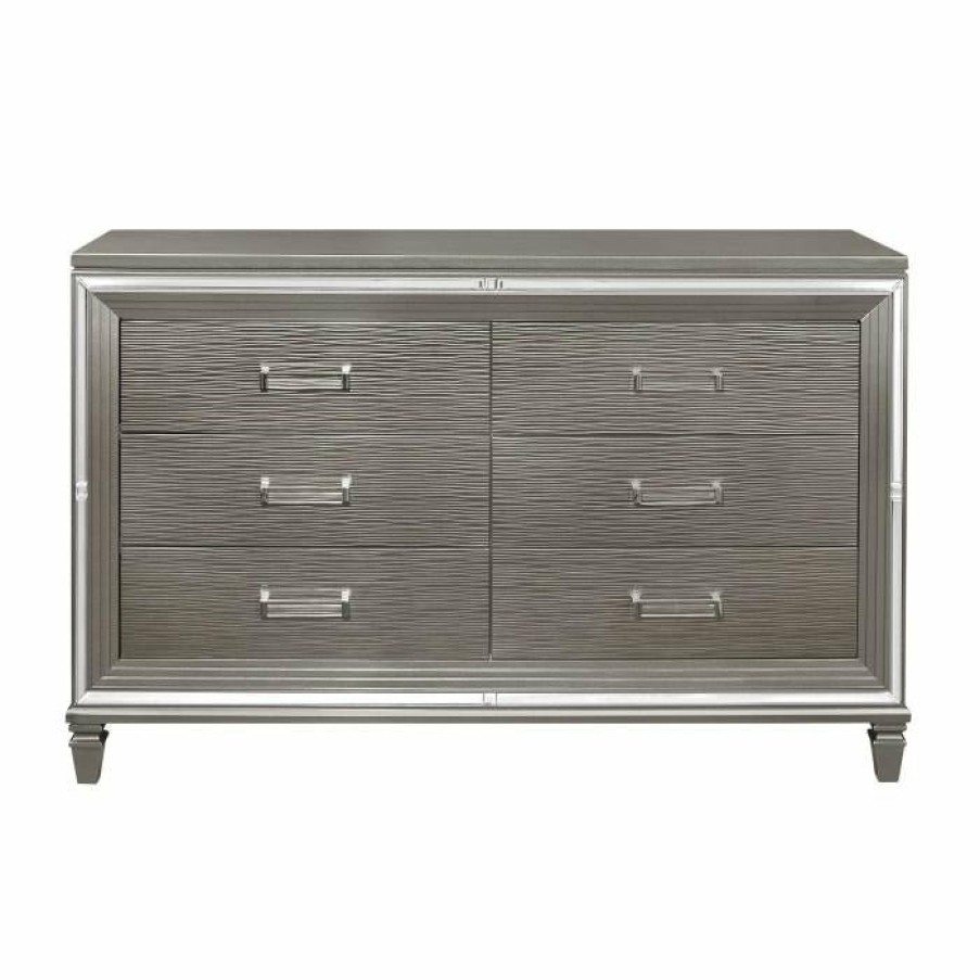 Bedroom Homelegance (Homerica East) | Homelegance Tamsin Dresser In Silver Grey Metallic 1616-5