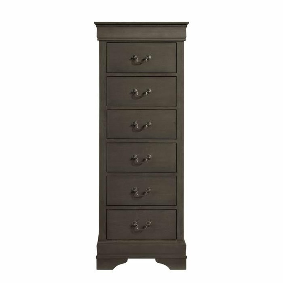 Bedroom Homelegance (Homerica East) | Homelegance Mayville 6 Drawer Lingerie Chest In Gray 2147Sg-12