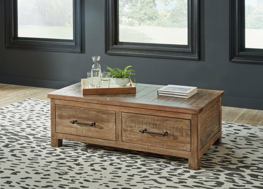 Living Room Ashley Furniture | Randale Coffee Table