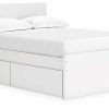 Bedroom Ashley Furniture | Onita Panel Bed With 2 Side Storage