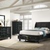 Bedroom Coaster Z2 Premium | Sandy Beach Black California King Four Piece Bedroom Set