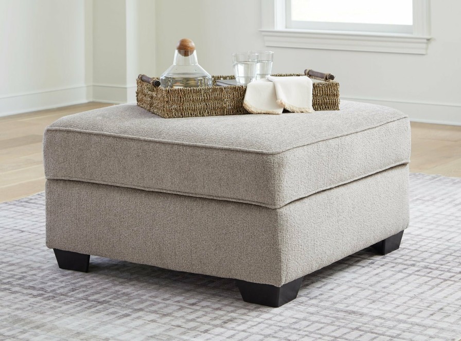 Living Room Ashley Furniture | Claireah Ottoman With Storage