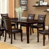 Dining Room FOA East | Woodside Dark Cherry/Espresso Dining Table