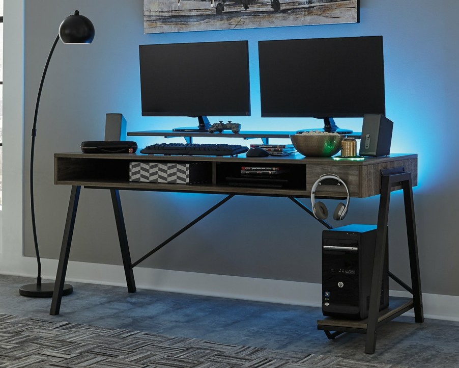 Home Office Ashley Furniture | Barolli Gaming Desk