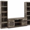 Entertainment Ashley Furniture | Derekson 3-Piece Entertainment Center