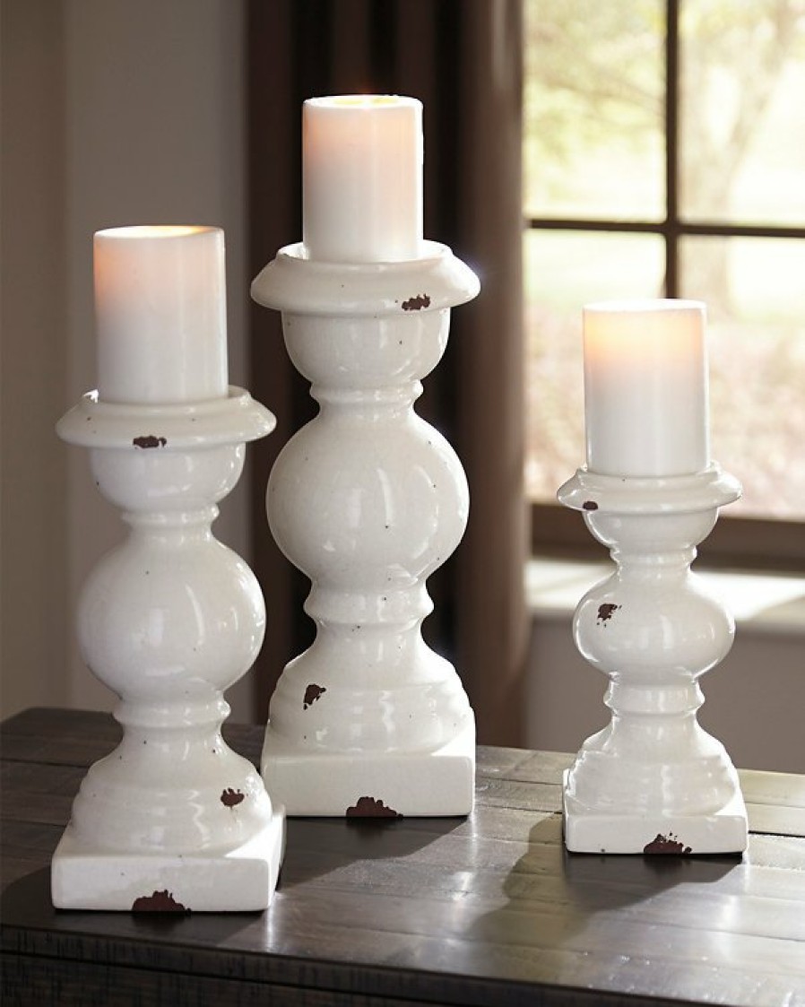 Accessories Ashley Furniture | Devorah Candle Holder (Set Of 3)