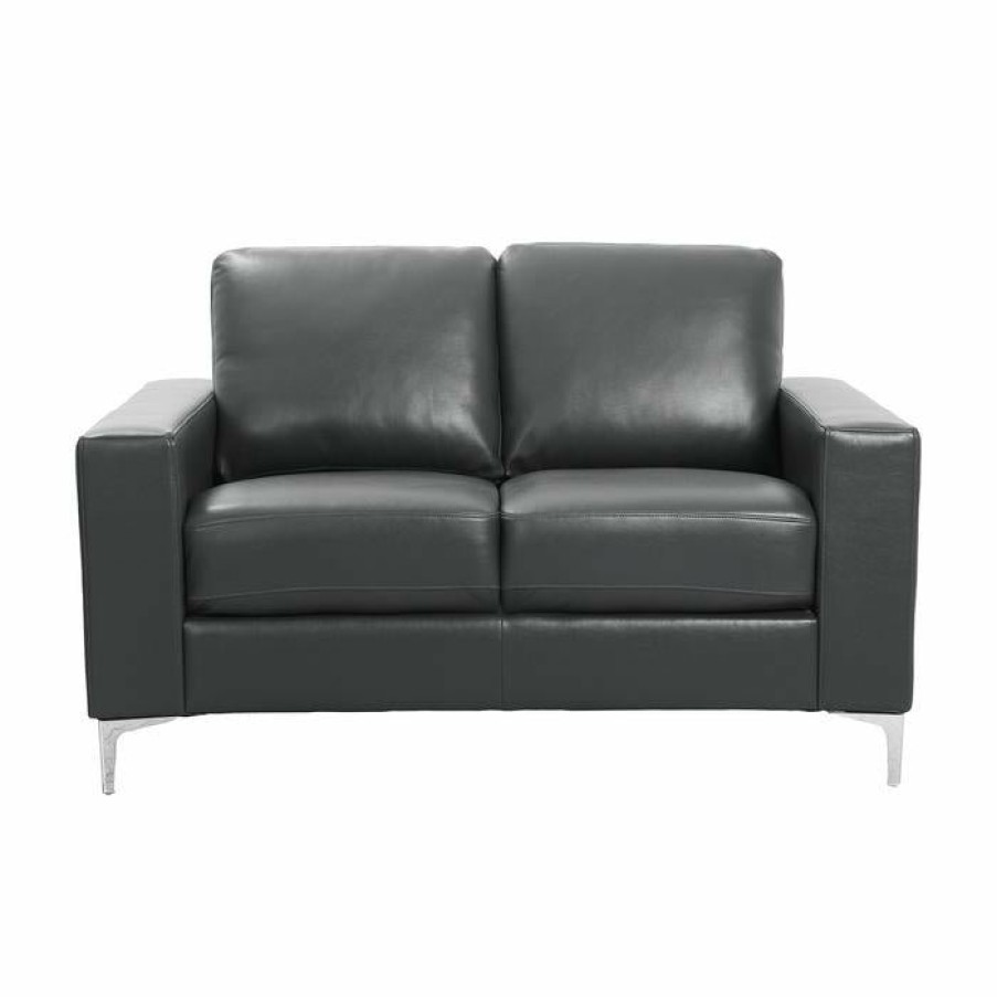 Living Room Homelegance (Homerica East) | Homelegance Furniture Iniko Loveseat In Gray 8203Gy-2