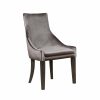 Dining Room Coaster Z2 Premium | Phelps Traditional Grey Demi Wing Chair