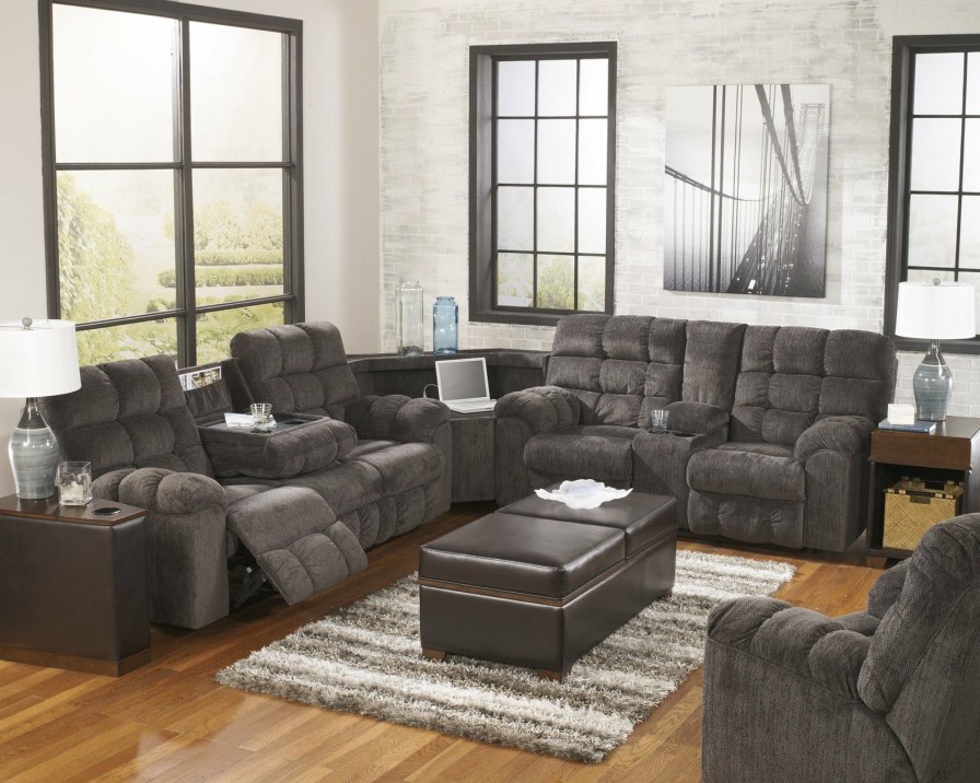 Living Room Ashley Furniture | Acieona 3-Piece Reclining Sectional